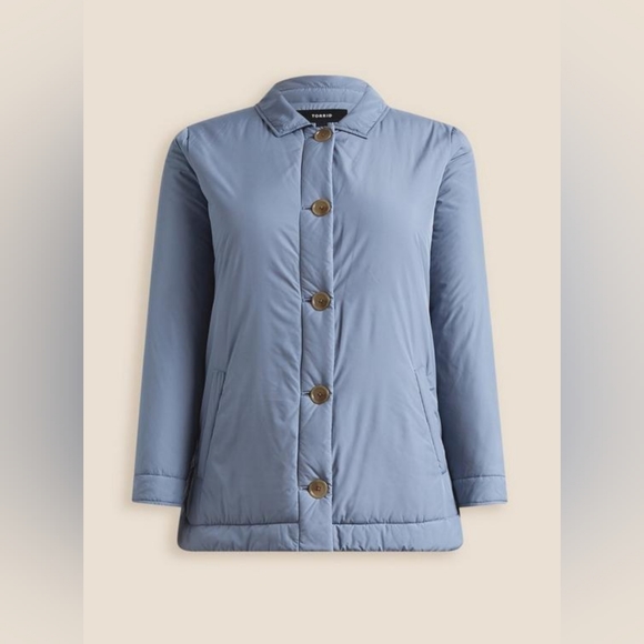 NWT Torrid Poly Fill Shacket - Picture 2 of 6